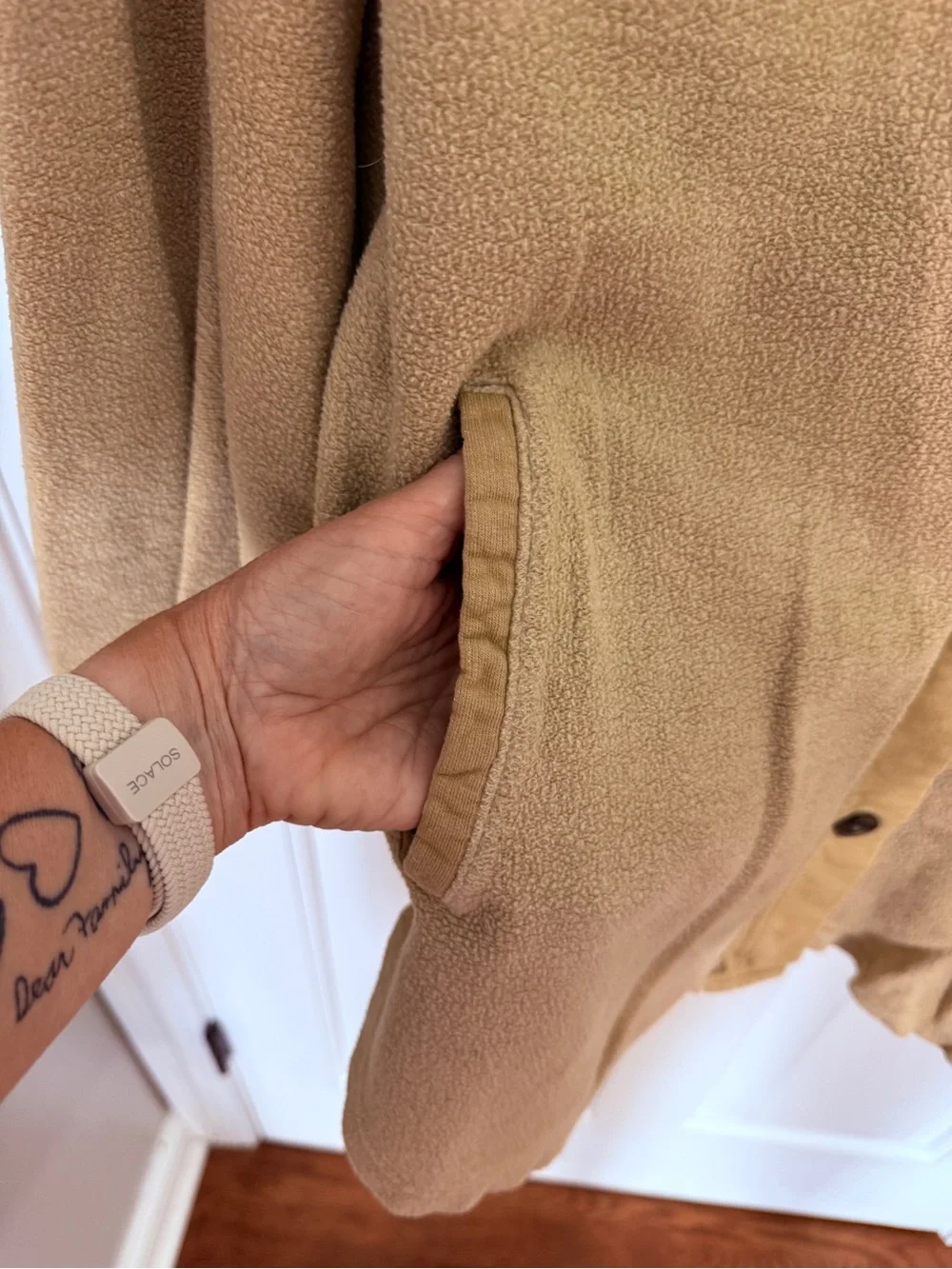 Free People Ruby Jacket Size Medium Tan 25643